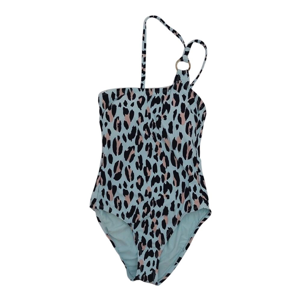 Sea Angel Women's Size XS Bathing Swim Suit One Shoulder Animal Print
